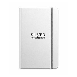 Caderno Moleskine Capa Metalizada para Brindes