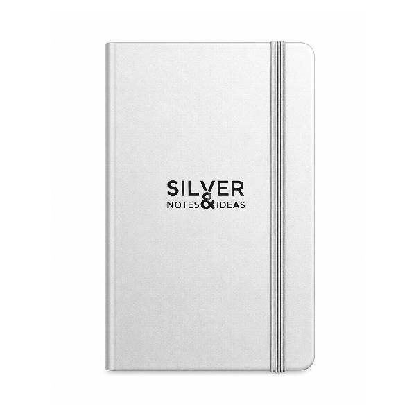 Caderno Moleskine Capa Metalizada para Brindes