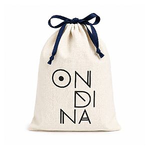100 Unid Mochila Saco Algodão Cru Personalizado