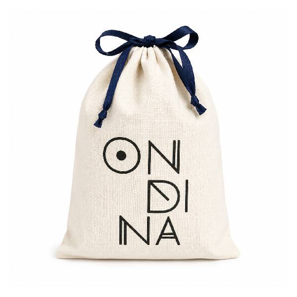 100 Unid Mochila Saco Algodão Cru Personalizado
