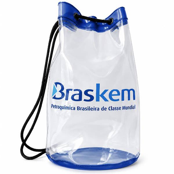 Mochila Saco em PVC Personalizada