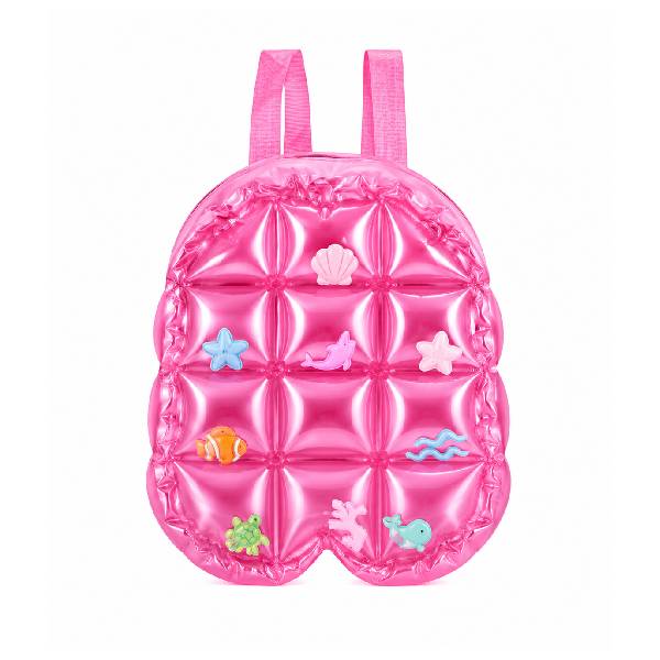 Mochila Inflável Transparente de Bolha