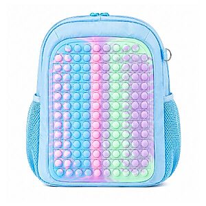 Mochila Bolha Pop-It Estudante Personalizada