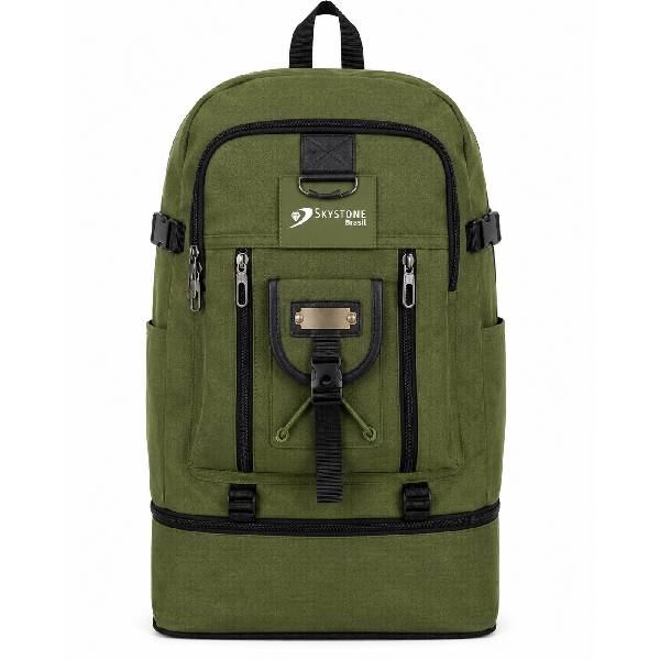 Mochila Grande Expansiva Viagem Camping