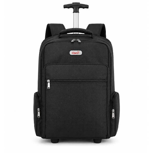 Mochila Trolley 600D de Alta densidade com 2 Rodas