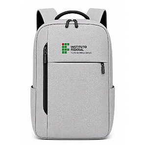 Mochila de Nylon USB 21L - Cinza