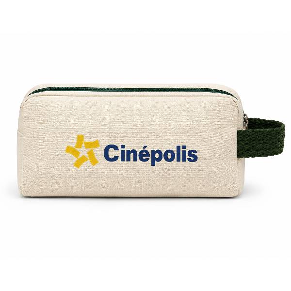Necessaire Algodão Ziper Duplo