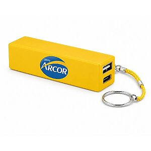 Carregador de Celular Power Bank Amarelo