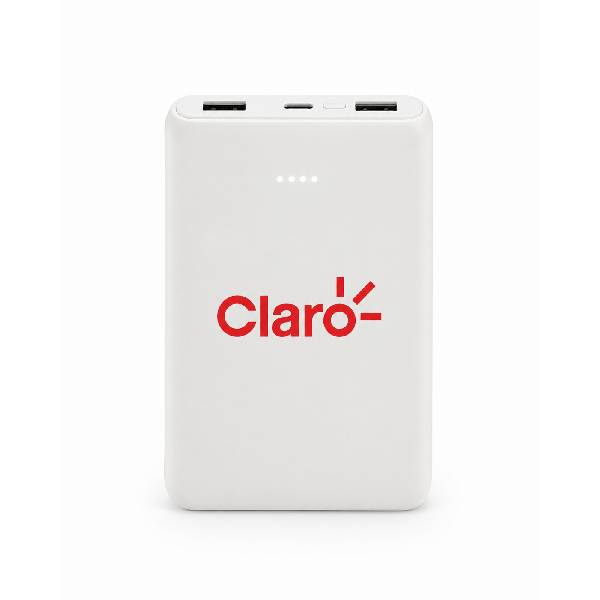 Carregador de Celular Power Bank Branco