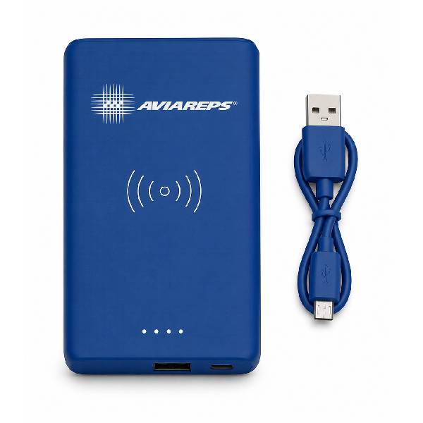 Carregador de Celular Power Bank Azul