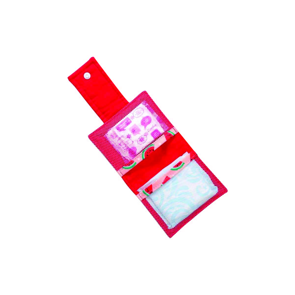 Porta Absorvente Tecido de Bolsa