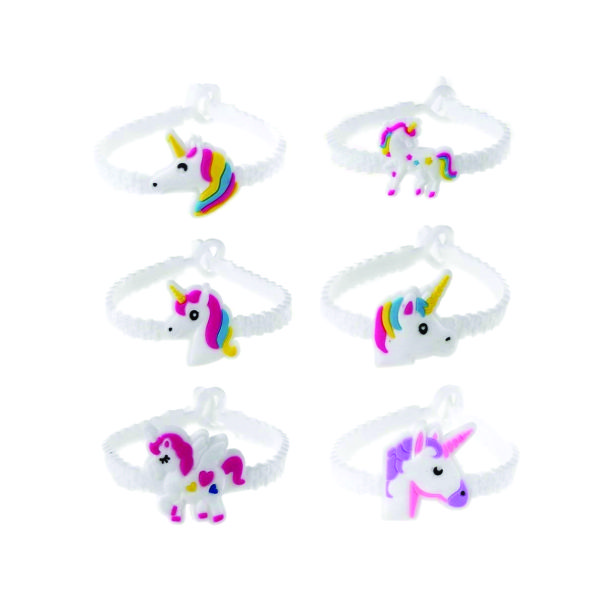 Pulseira Borracha Unicornio
