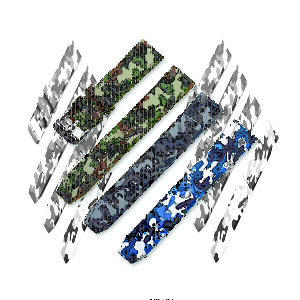 Pulseira de Borracha Camuflada