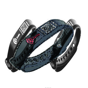 Pulseira de silicone com chip RFID NFC Personalizada