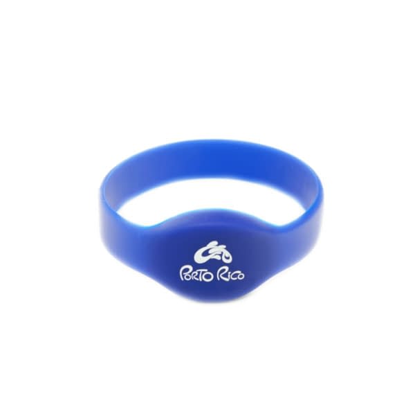 Pulseira de silicone com chip RFID NFC