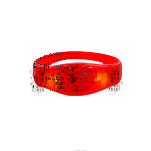Pulseira em Nylon com LED Ativada por controle remoto
