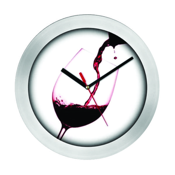 Relógio de Parede Vinho