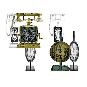 Relógio de mesa retrô