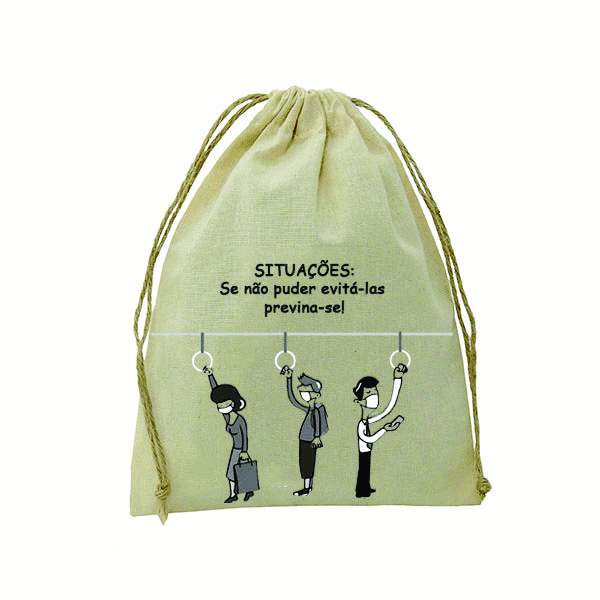 Saco de Algodão Cru – Campanha de Prevenção