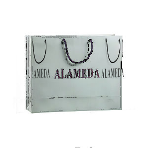 Sacola De Papel Com Alça De Cordão Personalizada