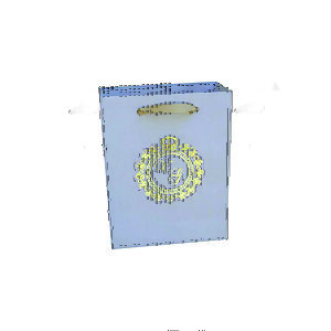 Sacola De Papel Personalizada Logo Metalizada