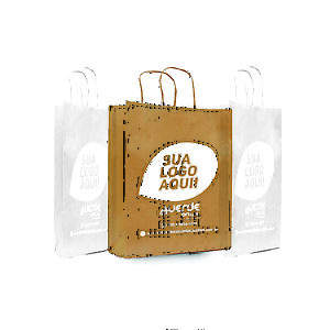 Sacola Personalizada com Tag 18x22