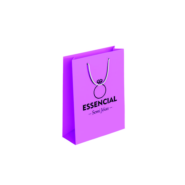Sacolas de Papel Para Bijuterias Personalizada 10x15x4