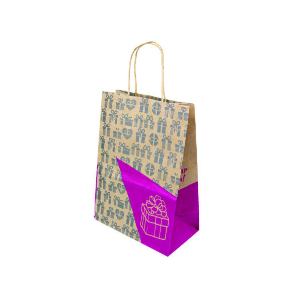 Sacolas de papel Personalizadas 22x30x12