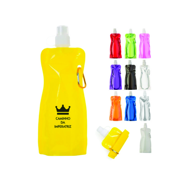 Squeeze Flexível Dobrável 480 ml Personalizado