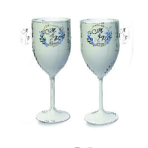 Taça De Acrílico Personalizada Para Casamento