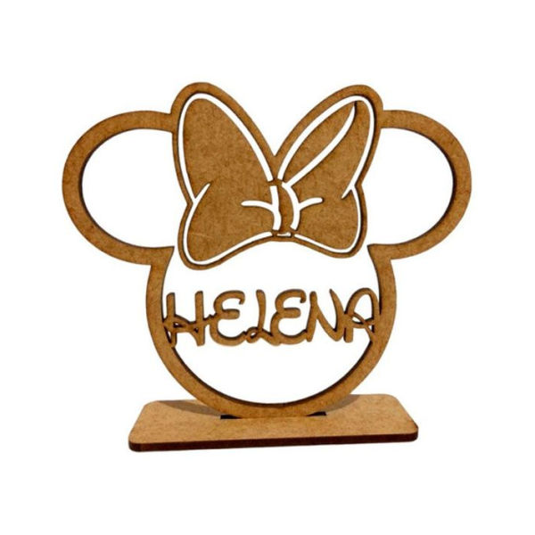 Totem de Mesa Minnie em MDF