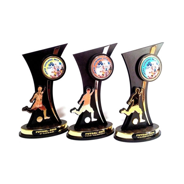 Troféu De Madeira Personalizado