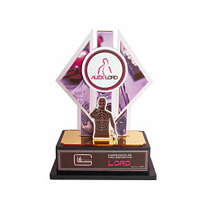 Troféu De Vidro Personalizado Brinde