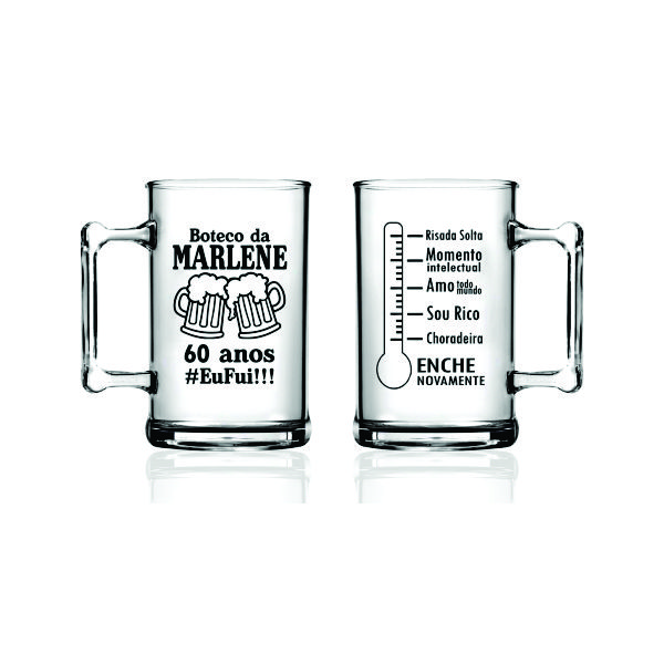 Taça De Chopp Acrílico Personalizada