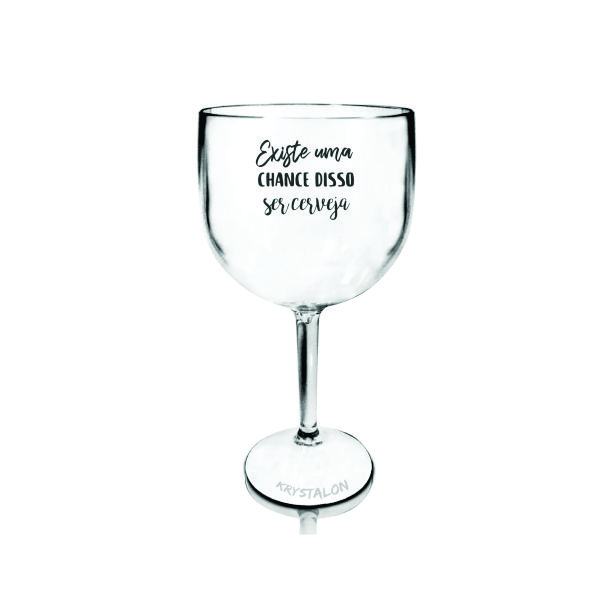 Taça de acrílico personalizada