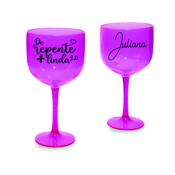 Taça de gin personalizada
