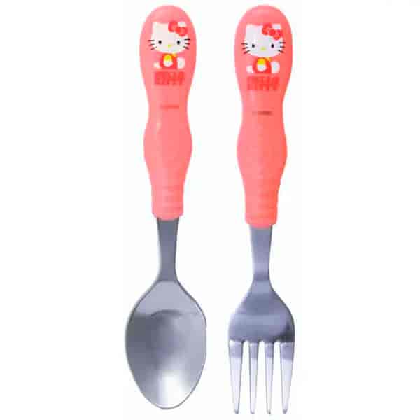Talher Infantil Hello Kitty Personalizado De Inox