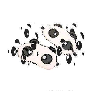 Tapa olhos – Ursinha Panda