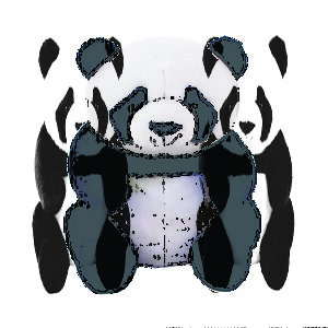 Ursinho Panda de Pelúcia