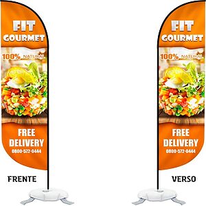 Wind Banner Dupla Face Personalizado