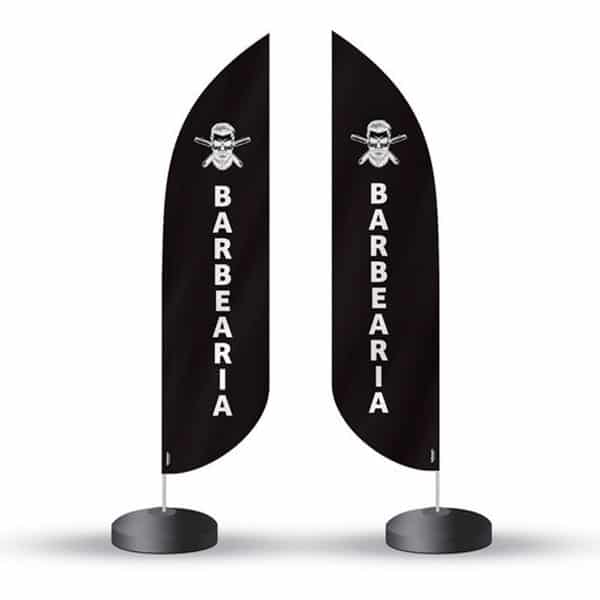 Wind Banner Personalizado Estacada para Solo