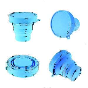 Copo dobrável de silicone Brindes