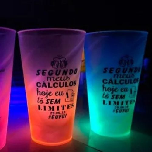 Personalizado Copo Neon
