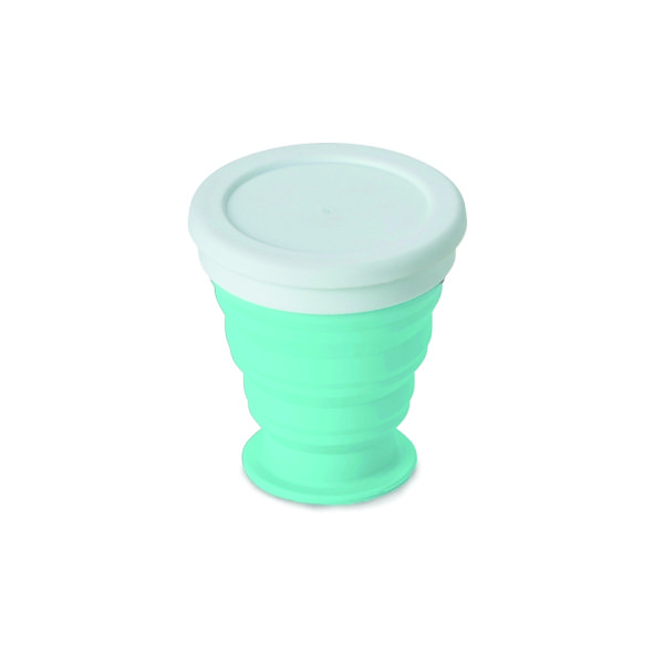 Copo retrátil de silicone