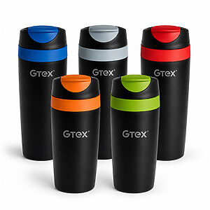 Copo térmico para viagem colorido personalizado