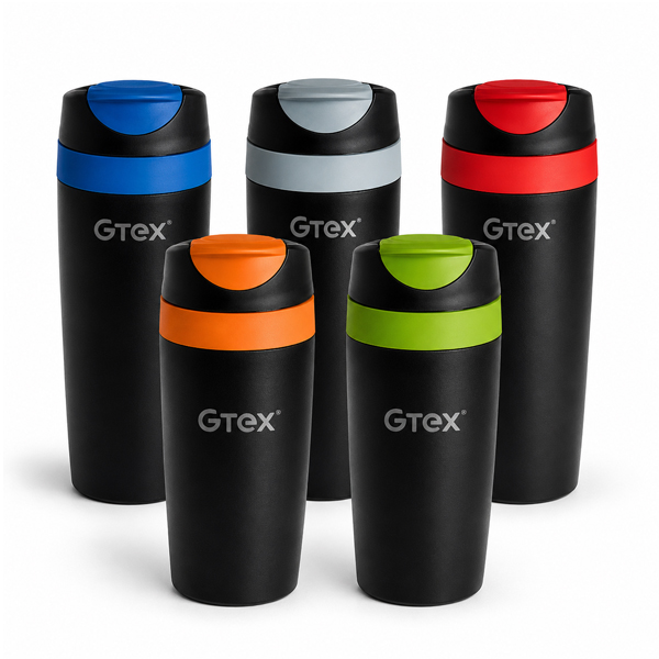 Copo térmico para viagem colorido personalizado