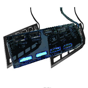 Hub USB 2.0 4 portas