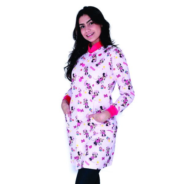 Jaleco Com Estampa Da Minnie