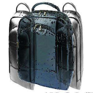 Mochila De Couro Personalizada Preta