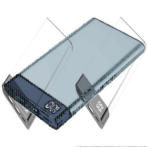 Power Bank com Visor